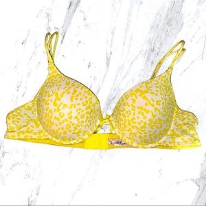 Native Intimates Animal Print Push-up Bra 36C